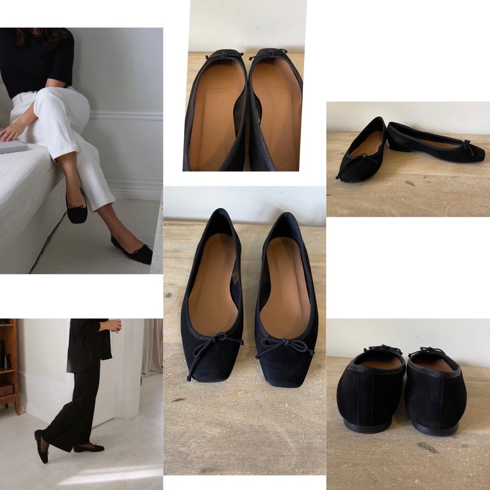 Flattered flats suede